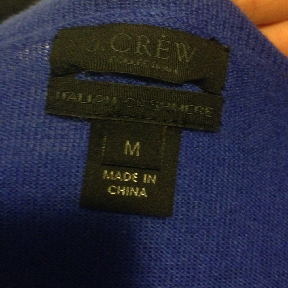 New J. Crew Collection 100% cashmere featherweight button down popover sweater - Picture 4 of 4